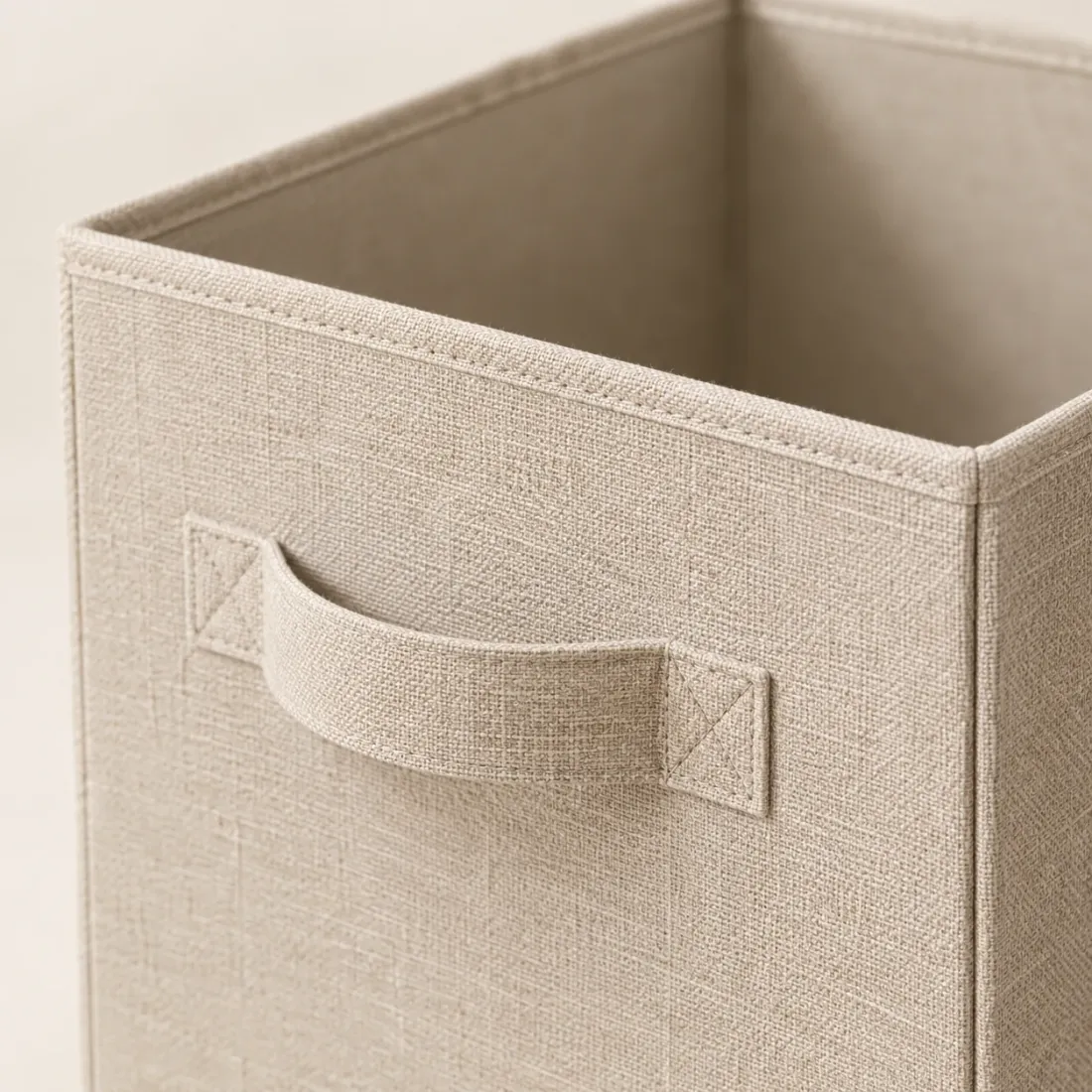 Folding Fabric Box Set of 3 · Medium — detail