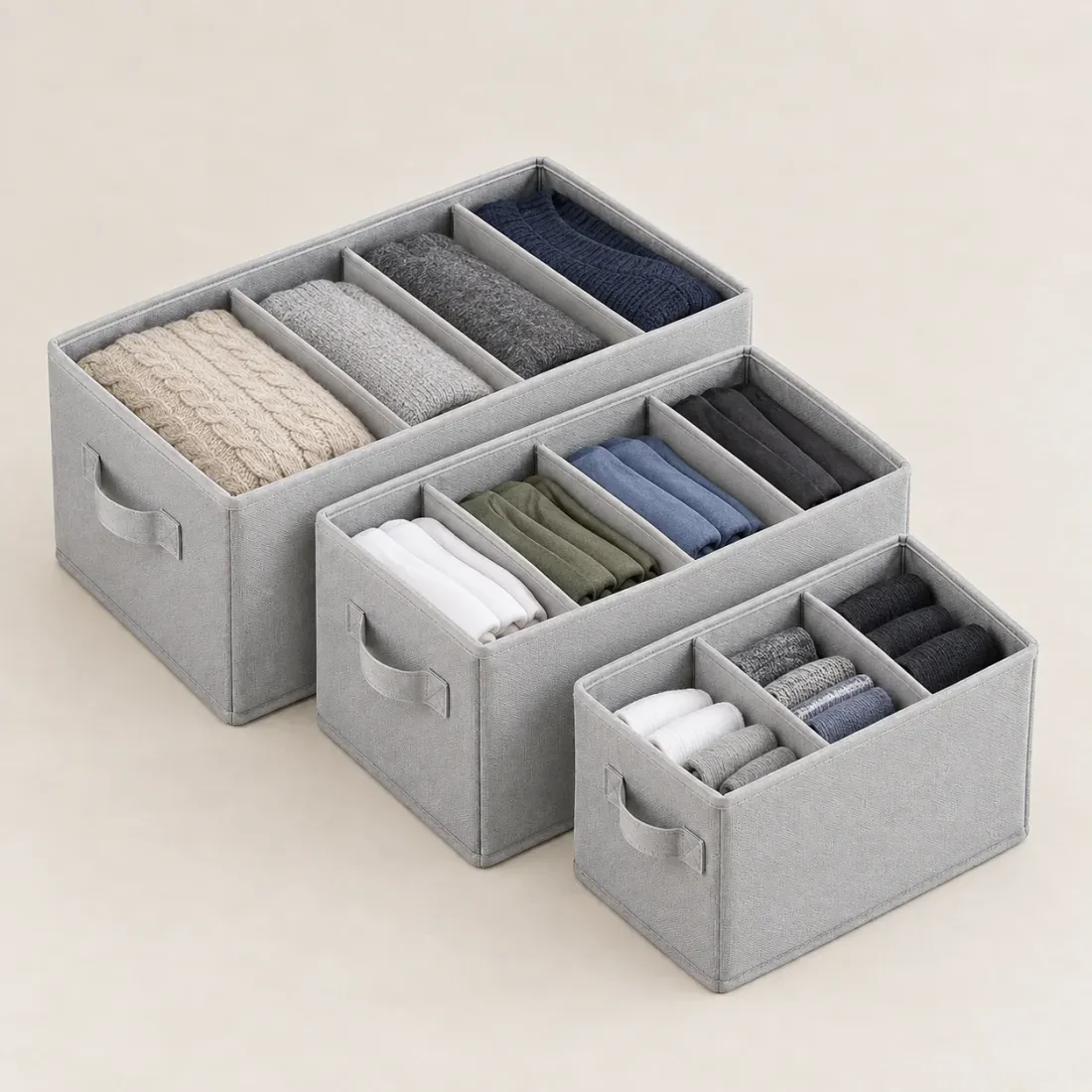 Folding Wardrobe Organizer Set · 3 Sizes — second view