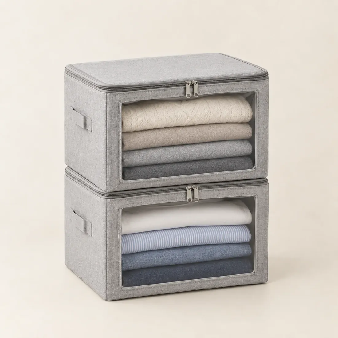 Clear-front Folding Box Set of 2 — second view