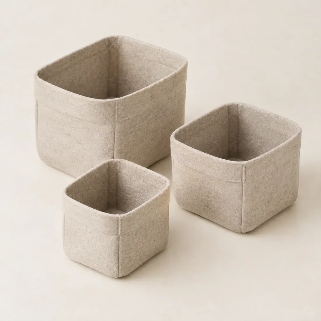 Folding Shelf Bins Set of 3 · Small — product photo