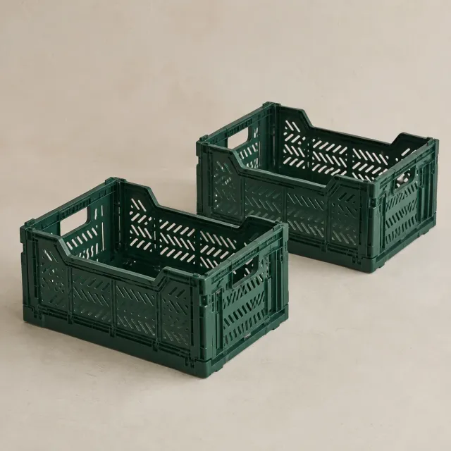 Folding Crate Set of 2 — product photo