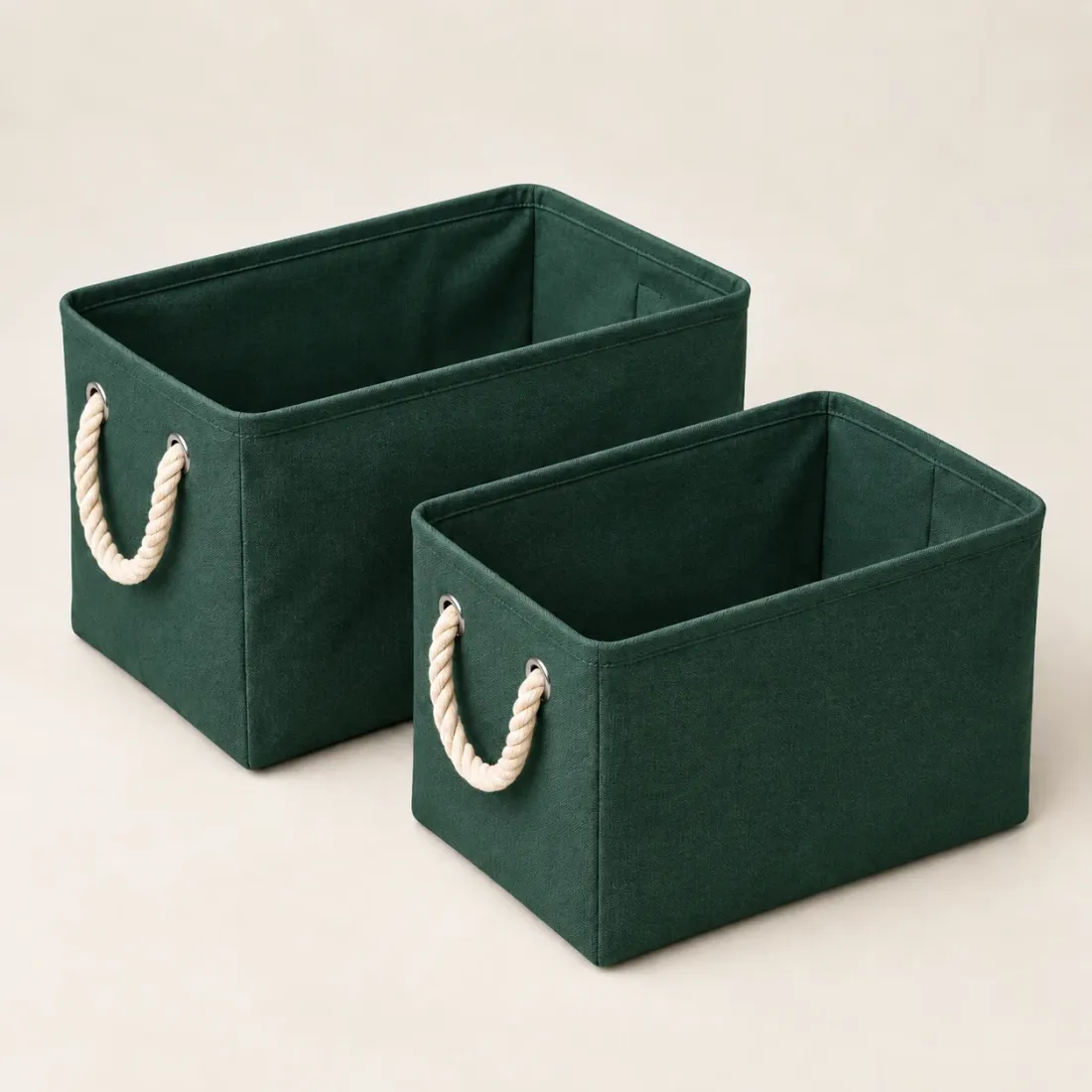 Folding Toy Box Set of 2 — Spruce