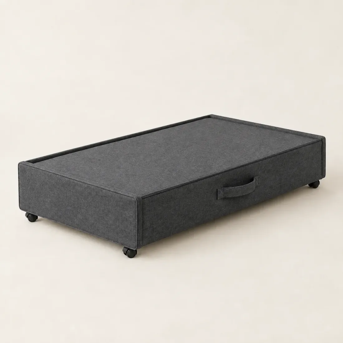 Low Rolling Under-bed Drawer 15 — Charcoal