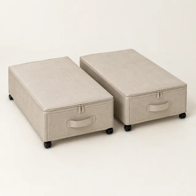 Rolling Under-bed Drawer Pair 15 — product photo