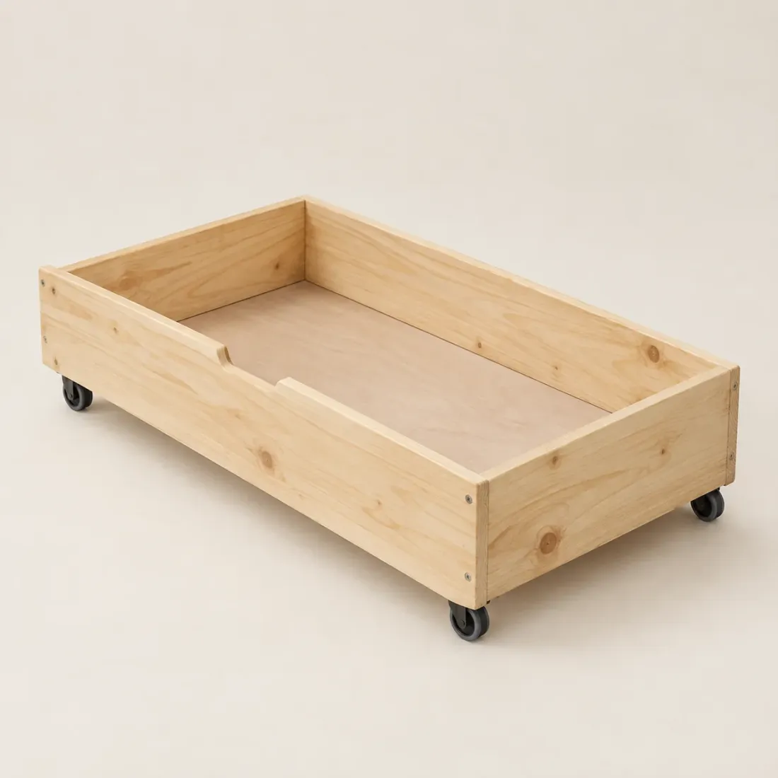 Pine-frame Under-bed Drawer — product photo
