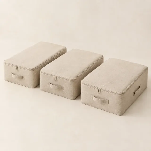 Under-bed Linen Box Set of 3 — product photo
