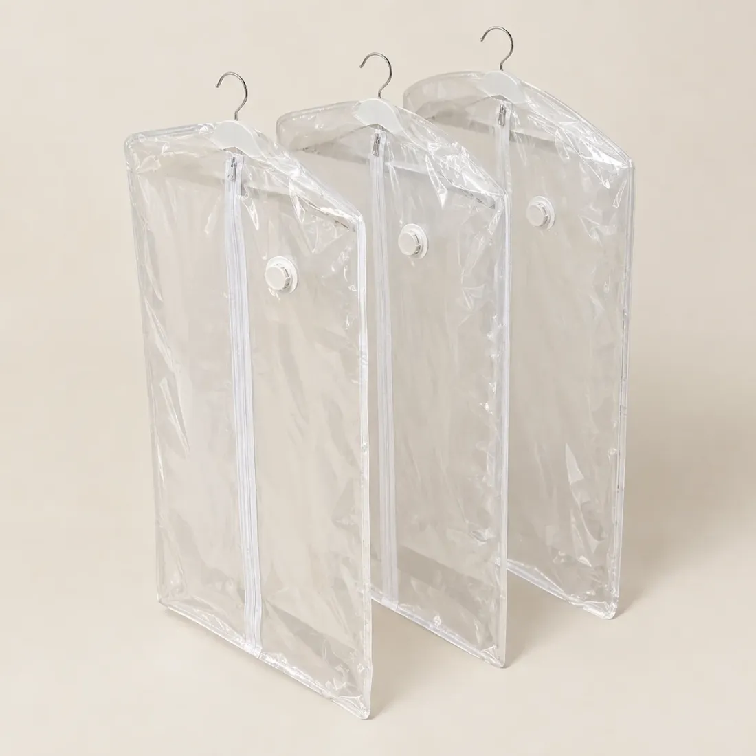 Hanging Vacuum Garment Bags Set of 3 — product photo