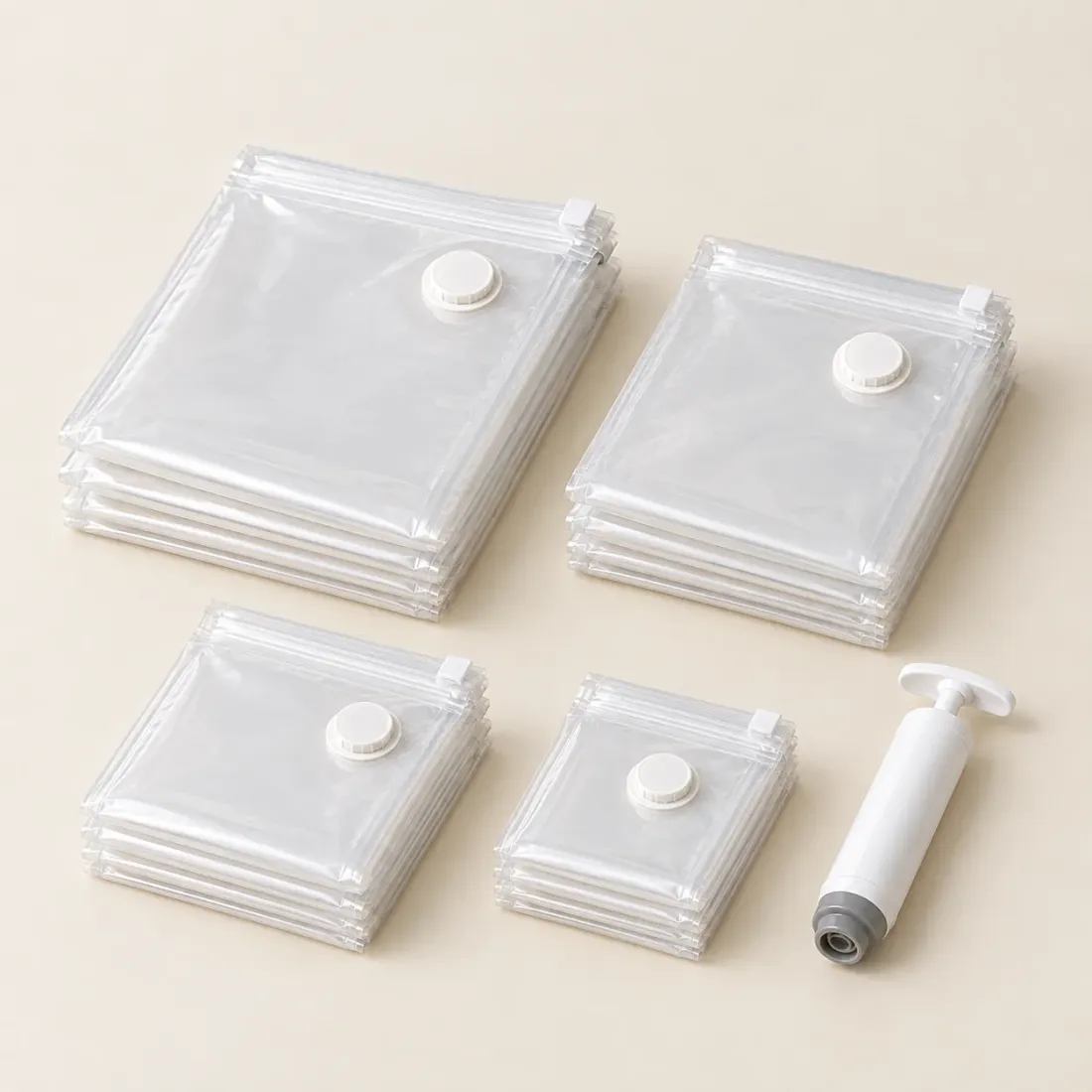 Vacuum Bags Value Set of 10 + Hand Pump — second view